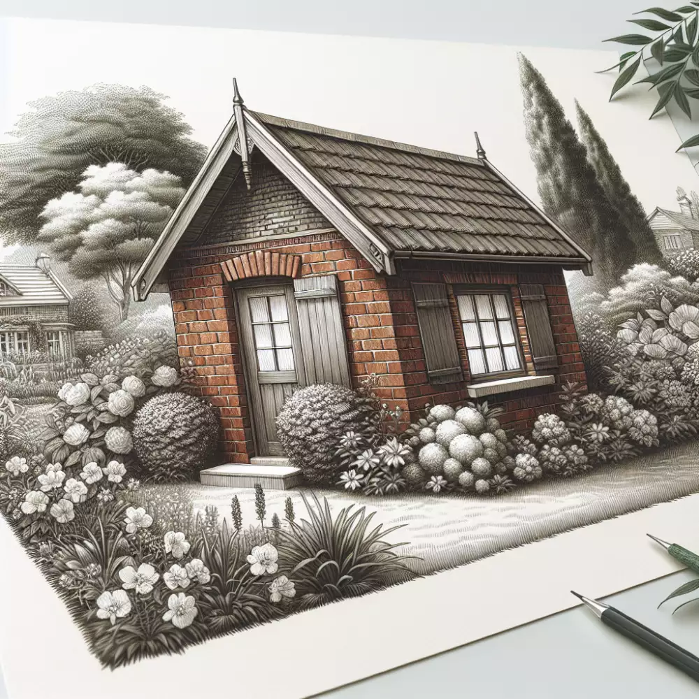 zděný zahradní domek projekt